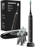 Aquasonic Black Series Ultra Whitening Toothbrush – ADA Accepted Electric by AquaSonic