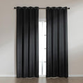 Amazon Basics Faux Linen Blackout Curtains by AmazonBasics