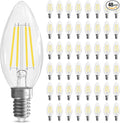 GvvooHome LED Candelabra Light Bulbs, E12 Bulb dimmable, 40 watt Equivalent by GvvooHome