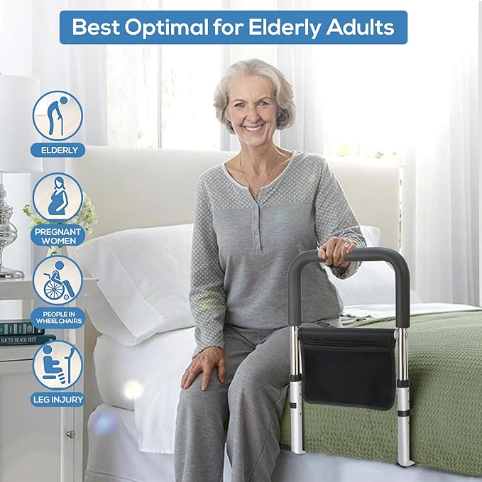 Bed Rails for Ederly Adults Safety, Bed Assist Rails for Seniors Fall Prevent - Image 4