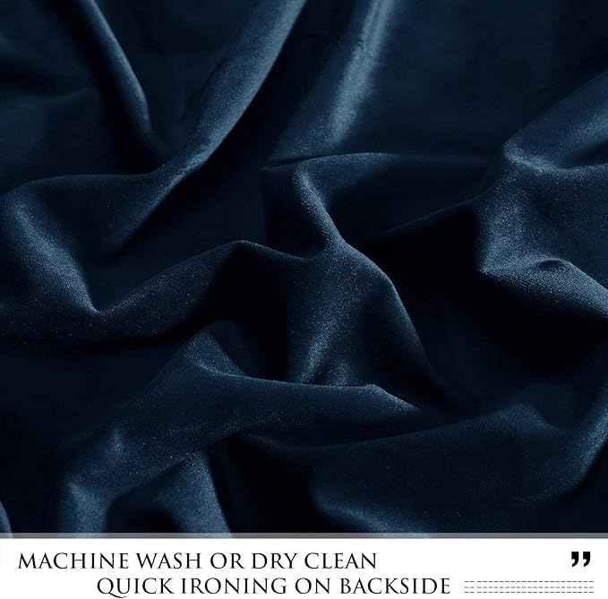 StangH 120 inches Long Blackout Velvet Curtains - Image 5