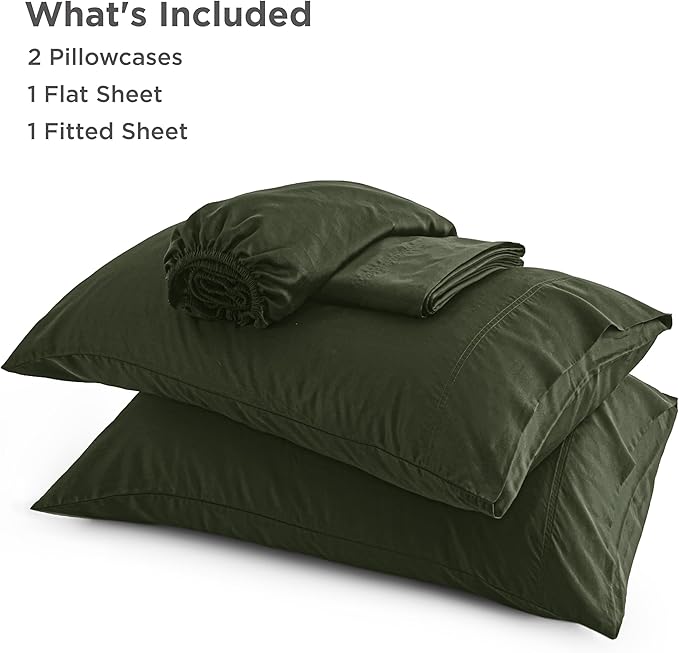 Bedsure California King Sheet Sets, Cooling Sheets, Rayon Derived from Bamboo - Image 5