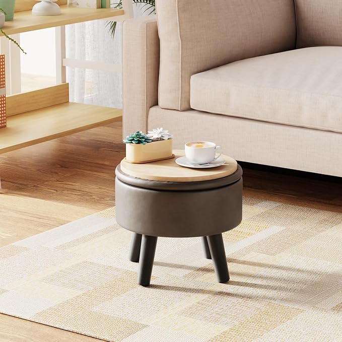 FIMIVIBI Small Foot Stool Ottoman - Image 6
