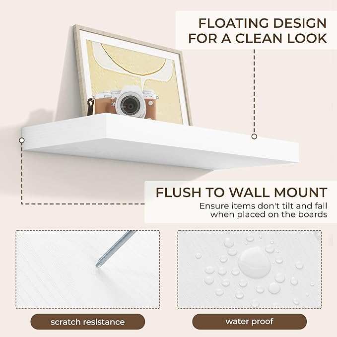 RICHFOCUS 24Inch Floating Shelves - Image 6