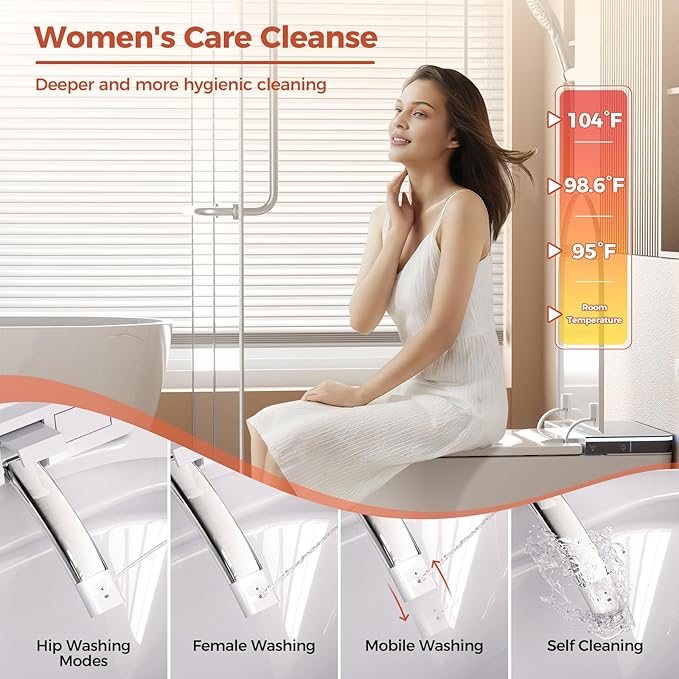 BAYTINA Smart Toilet, One Piece Toilet - Image 2