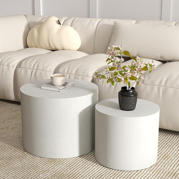 Nesting Coffee Table Set of 2 by Furnivado