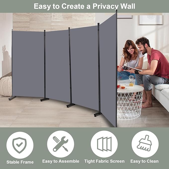 Room Divider Folding Privacy Screens - Image 5