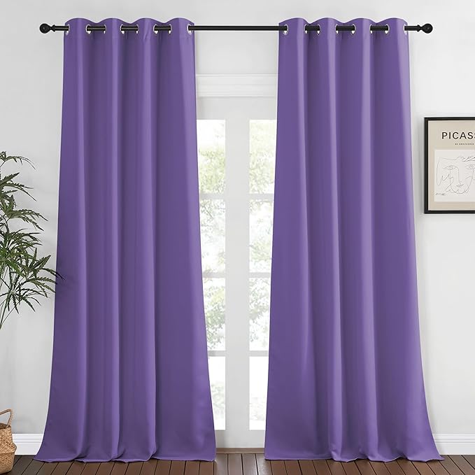 NICETOWN Blackout Window Curtain 90 inch Length by NICETOWN