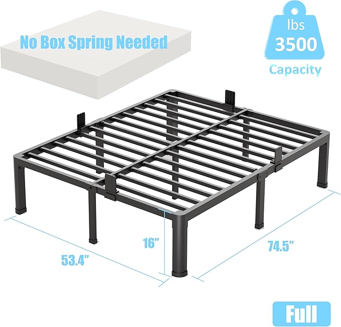 FUIOBYVV Full Size Bed Frame - Image 3