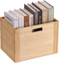 KIRIGEN Stackable Wood Storage Cube /Basket/ Bins Organizer by KIRIGEN