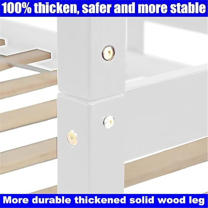 Upgraded Version Best Full Over Full Bunk Bed - Image 4