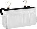 KOPIRIT White Bedside Caddy Storage Bag Bedside Organizer by KOPIRIT