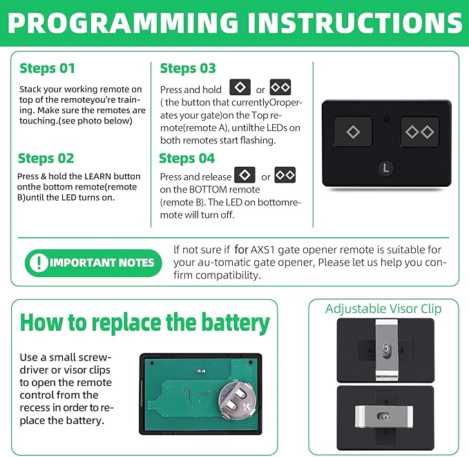 3-Button Remote Transmitter Replace - Image 6
