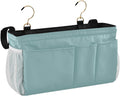KOPIRIT Teal Bedside Caddy Storage Bag Bedside Organizer by KOPIRIT