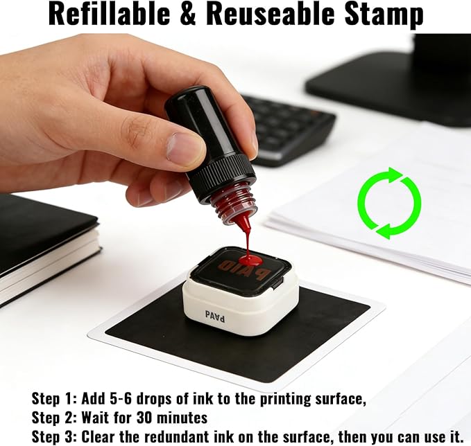 3-in-1 Office Copy/Scanned/Paid Stamps - Image 6