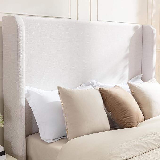 Harper Upholstered Bed with 54" Tall Headboard - Image 5