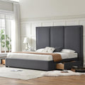 YUHUASHI King Size Bed Frame by YUHUASHI
