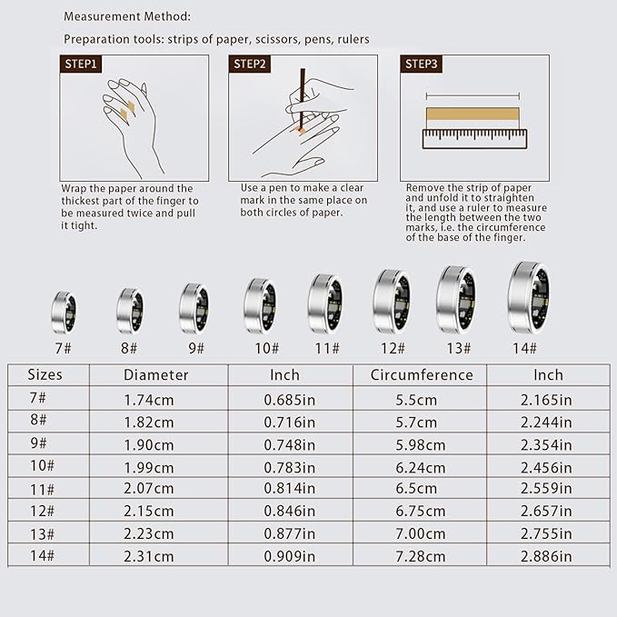 Smart Ring, Activity Fitness Tracker Ring - Image 7