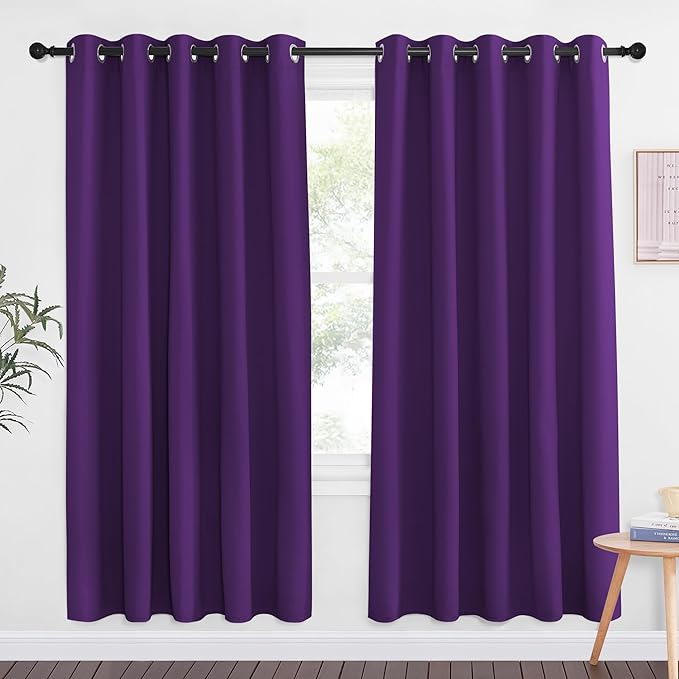 NICETOWN Royal Purple Blackout Curtains by NICETOWN