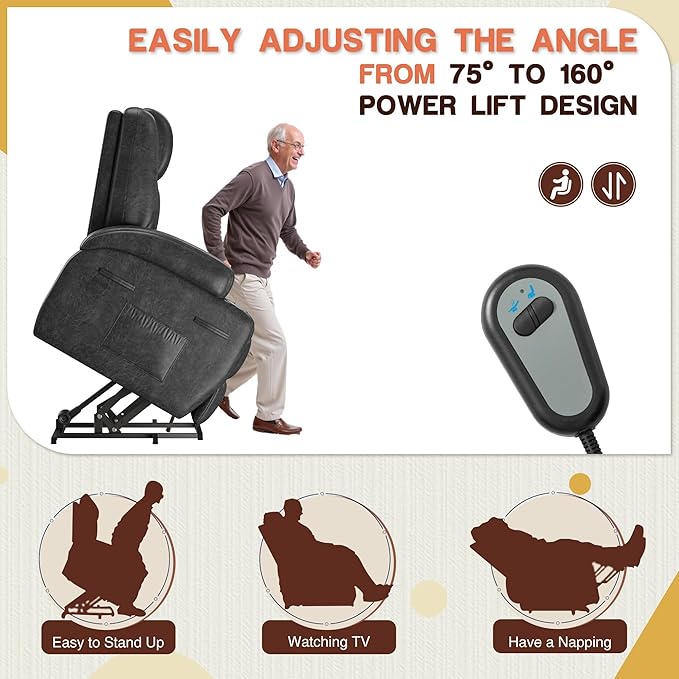 Electric Power Lift Recliner Chair - Image 4