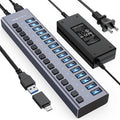 Powered USB 3.0 Hub, ACASIS 16 Ports USB 3.0 Hub by ACASIS