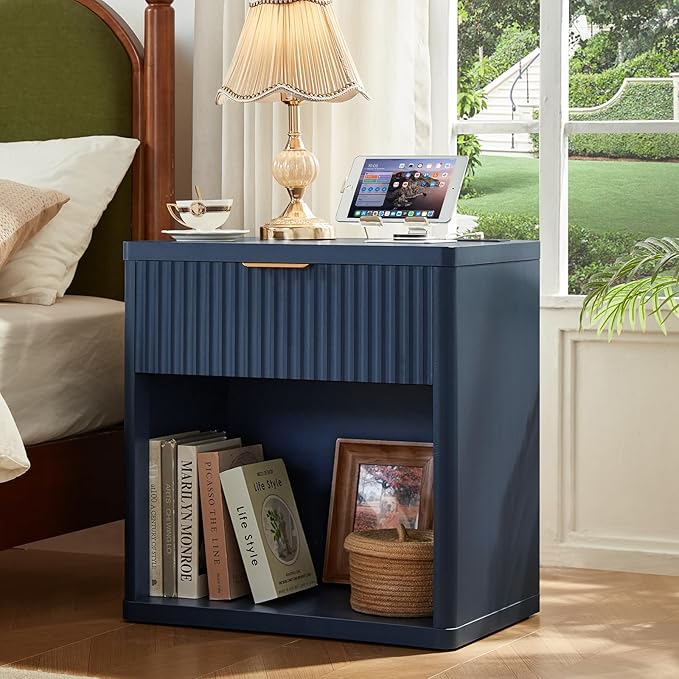 LEYAOYAO Fluted Nightstand - Image 6
