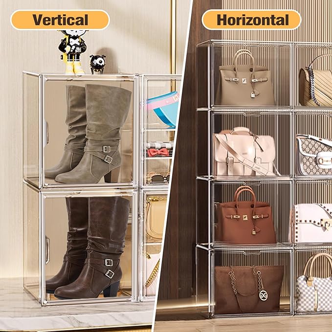 X-Large Acrylic Display Case Size 14 Sneaker Shoe Box - Image 4