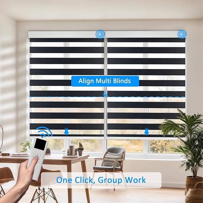 COOLWINDS Motorized Zebra Blinds - Image 3
