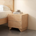 MUSEHOMEINC Solid Wood Nightstand by MUSEHOMEINC