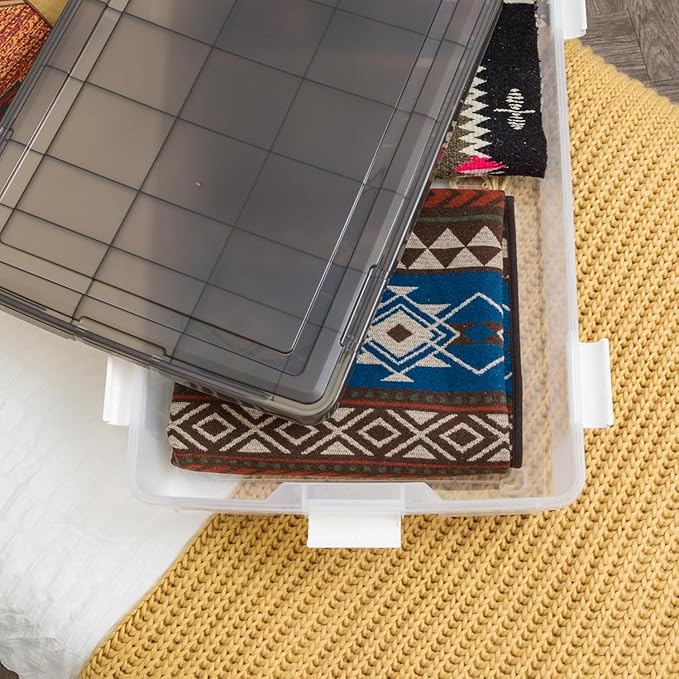 IRIS USA WeatherPro Underbed 47 Qt Storage Bins - Image 7
