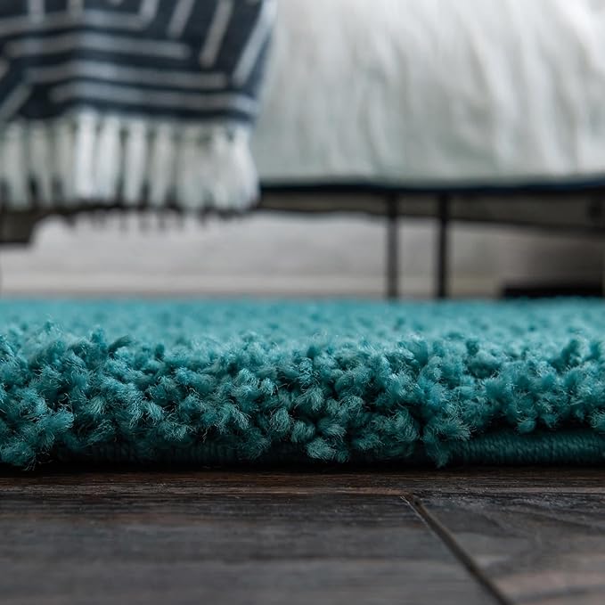 Unique Loom Solid Shag Collection Area Rug - Image 4