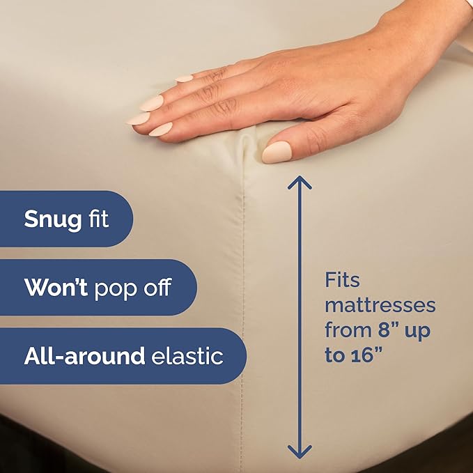 King Size 4 Piece Sheet Set - Image 3