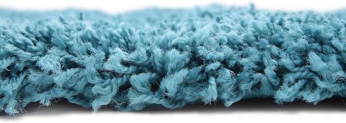 Unique Loom Solid Shag Collection Area Rug - Image 9