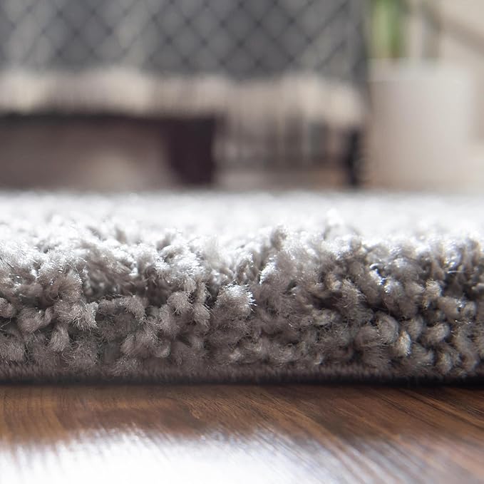 Unique Loom Solid Shag Collection Area Rug - Image 11