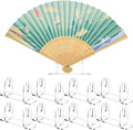 Roowest 8 Pcs Acrylic Fan Display Stand Folding Japanese Chinese Hand Fan Stand by Roowest