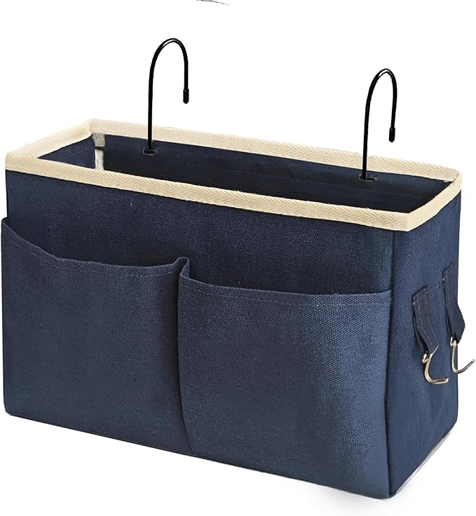 Someteth Bedside Caddy Bedside Hanging Storage Basket Multi-Function Organizer by Someteth