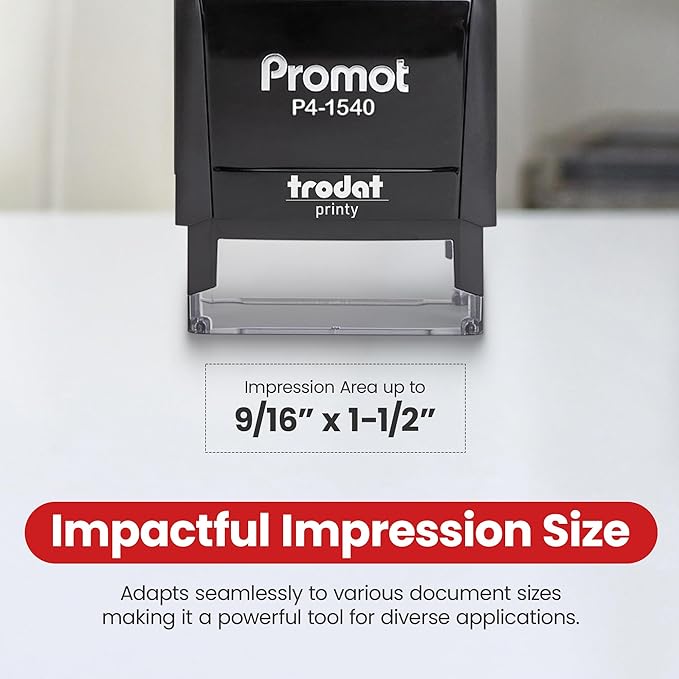 Promot Past Due Self Inking Rubber Stamp - Image 5