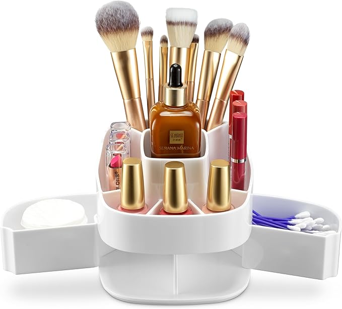 Masirs Small Rotating Makeup Organizer by Masirs