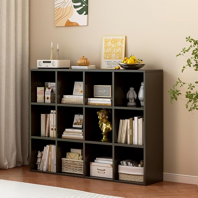 OSCHF 12-Cube Storage Shelf Bookcase - Image 2