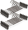 VWV 10-Pack Adjustable Women's Skirt and Pants Hangers, Space-Saving, Suitable by Designedforluxuryhangers
