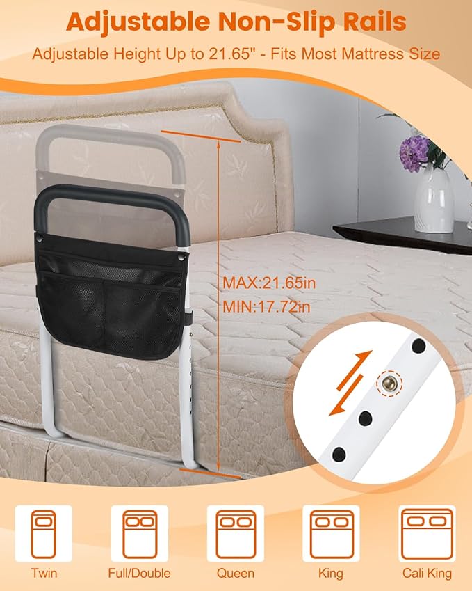 Yetulike Bed Rails for Elderly Adults Safety - Image 3