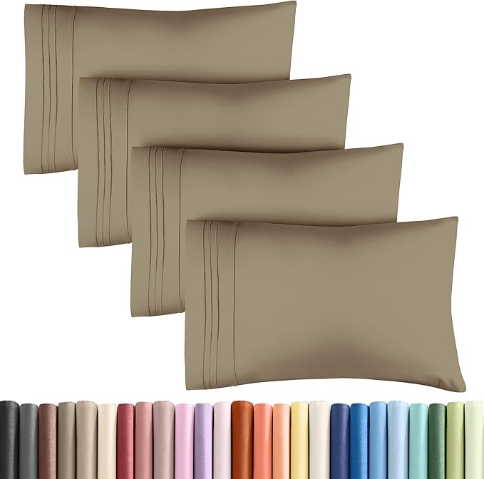 Queen Pillow Cases Set of 4 by CGKUnlimited