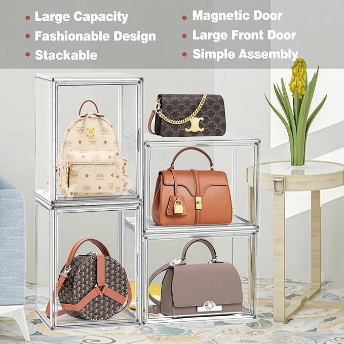 XX-Large Acrylic Display Case 11.4'' x 9.8'' x 15.3'', Boot Boxes - Image 7