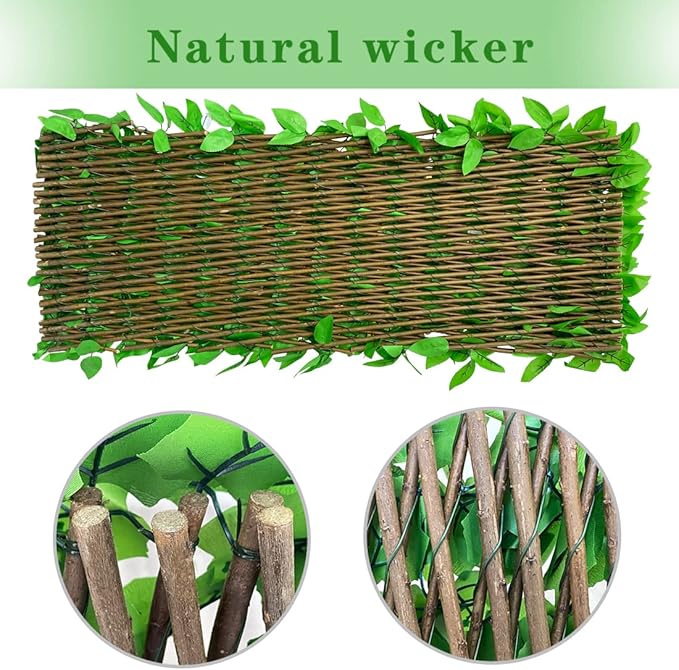 BYBAG Expandable Faux Ivy Fence Privacy Screen - Image 3