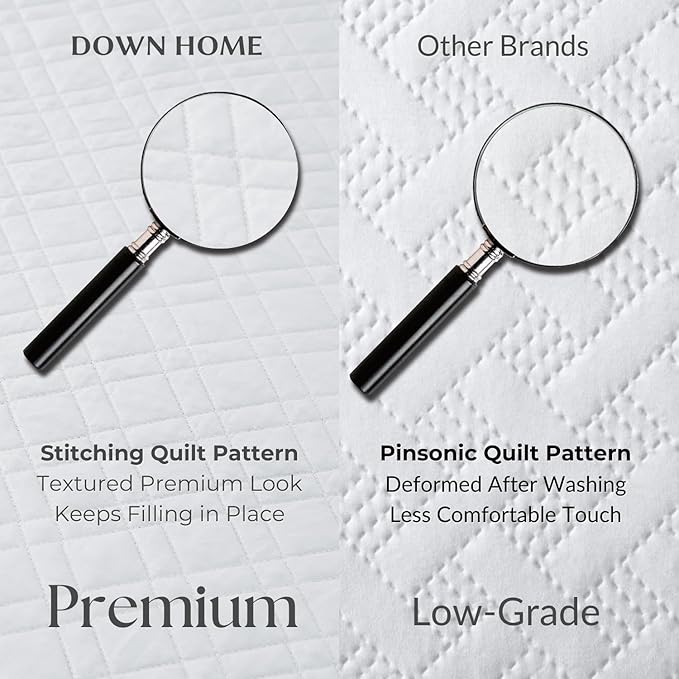 Cali King Quilt Set with Shams Lightweight Quilted Bedspread Coverlet Thin - Image 3