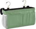 KOPIRIT Blue Gray Bedside Caddy Storage Bag Bedside Organizer by KOPIRIT