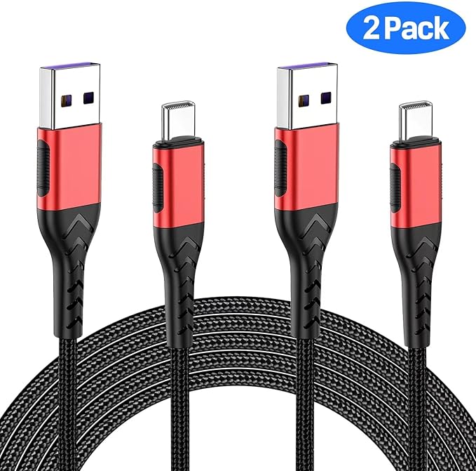 Durcord USB C Charger Cable, Upgarded 2Pack 6ft USB Fast ChargingType C - Image 5