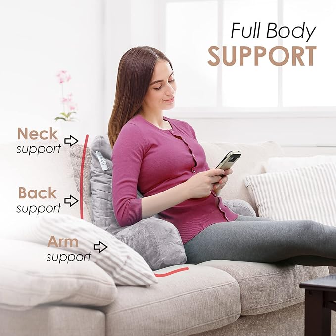 Nestl Reading Pillow with Shredded Memory Foam, Designed - Image 3