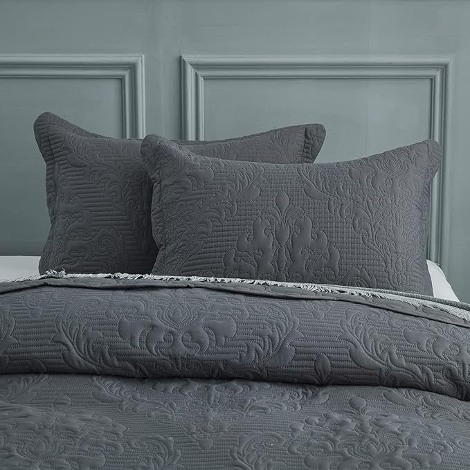 CHIXIN Microfiber Standard Pillow Shams Set of 2 - Image 2