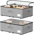 Under Bed Storage with Wheels, No Assemble Required 10 inches height Under Bed by EASIERLIFEENJOYWORLDBEAUTY